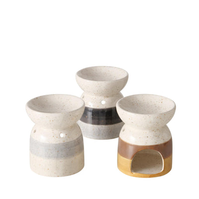Brûleur parfum d'ambiance Boltze porcelaine 13x11cm
