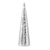 Boltze home miroir disco sapin de Noël en verre h39cm
