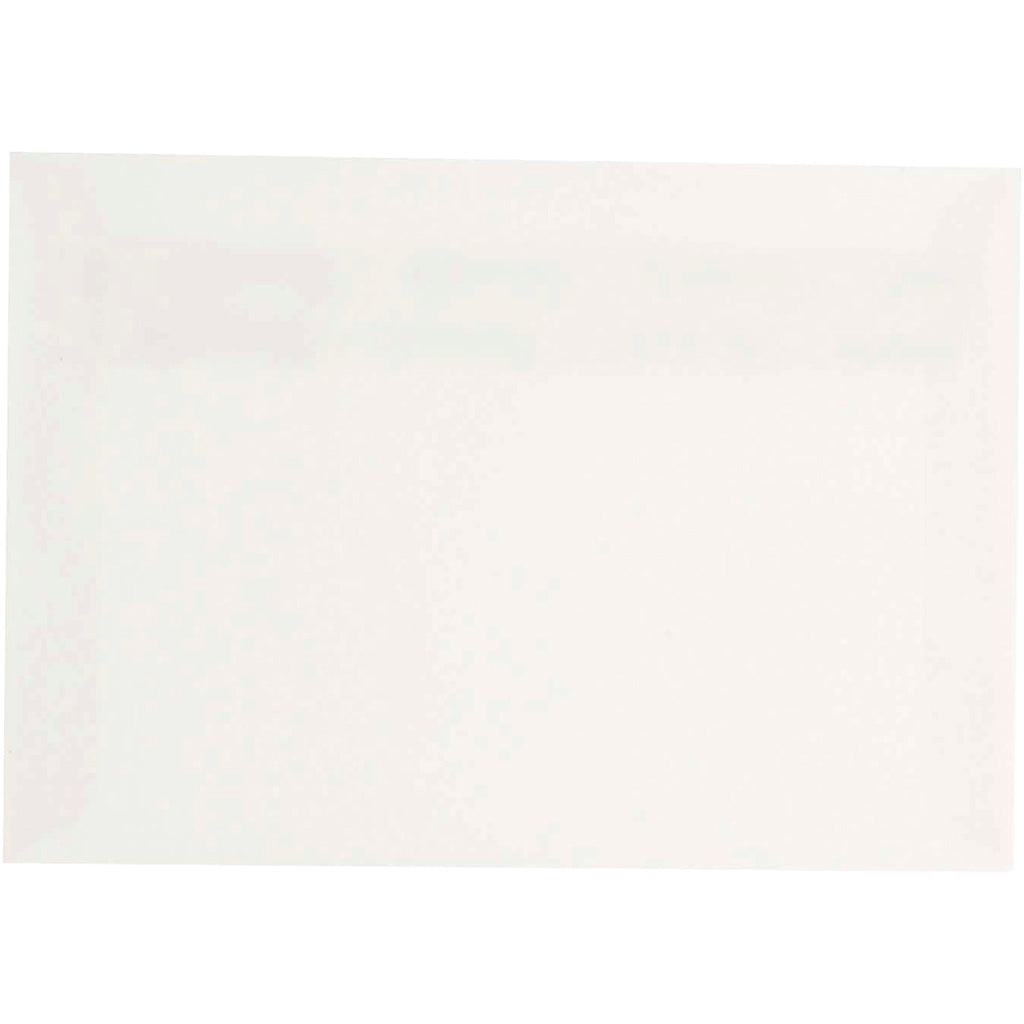 Enveloppes Creativ company, format enveloppe 11,4x16,2 cm, 120 gr, blanc cassé, 50 pièces 1 boîte