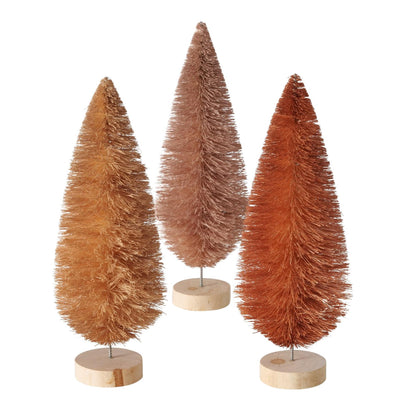 Boltze home statue sapin de Noël marron h23cm