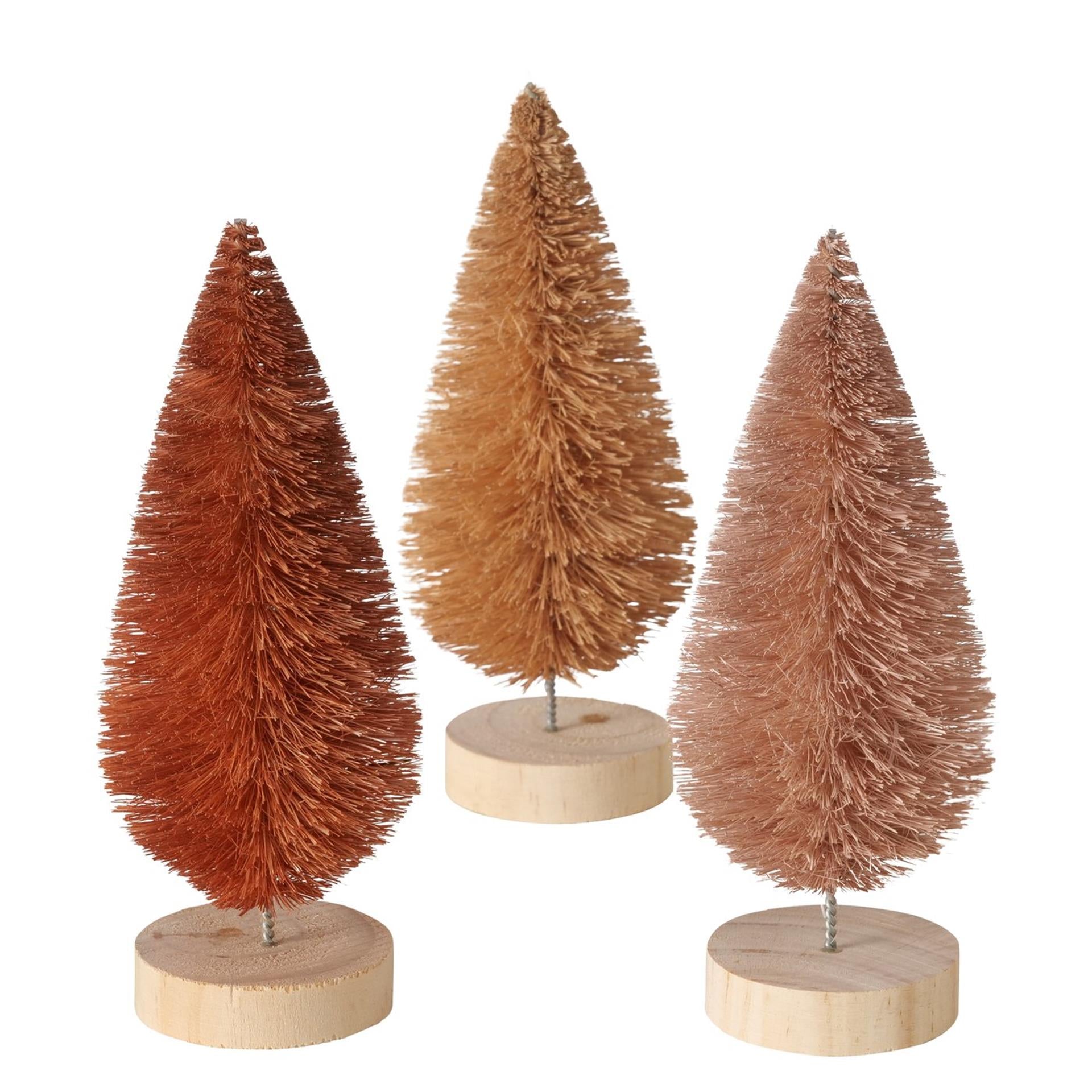 Boltze home statue sapin de Noël marron h16cm