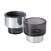 Boltze home photophore disco verre h7,5 cm