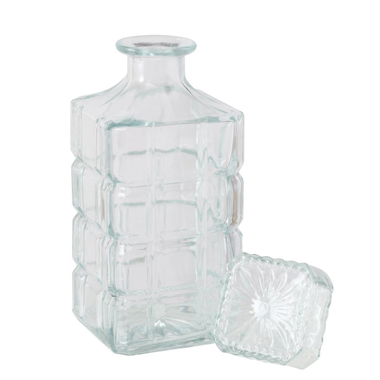 Boltze home carafe verre à whisky 900 ml h23cm