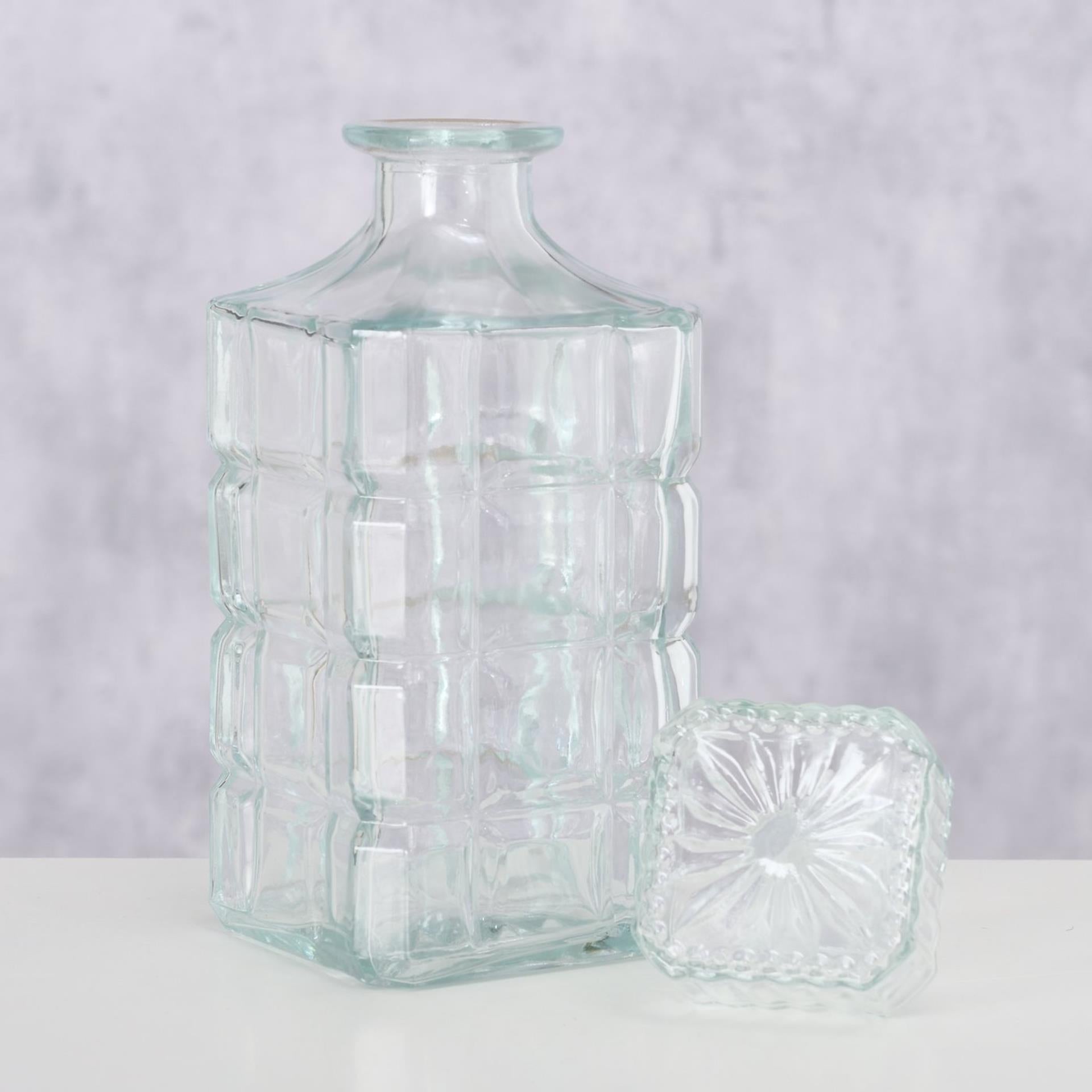 Boltze home carafe verre à whisky 900 ml h23cm