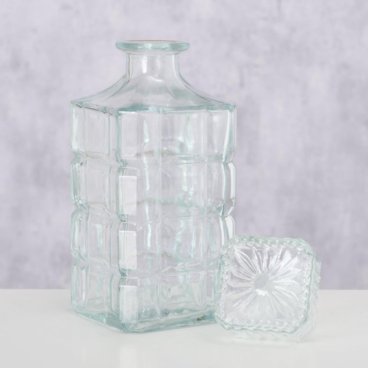 Boltze home carafe verre à whisky 900 ml h23cm