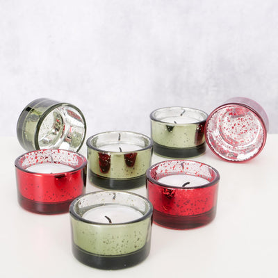 Boltze home photophore verre set a 4 h3cm