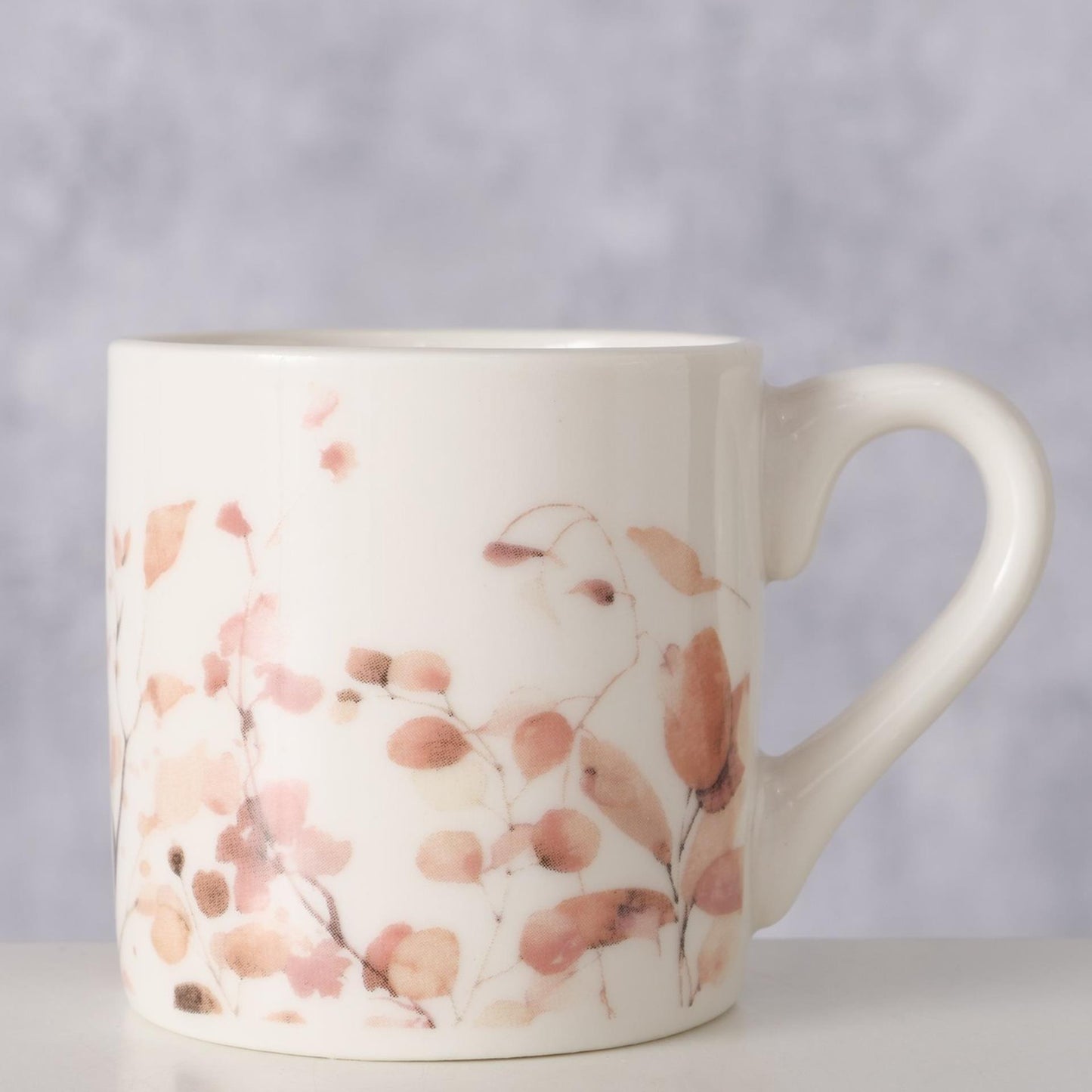 Boltze home tasse expresso motif feuille h6cm