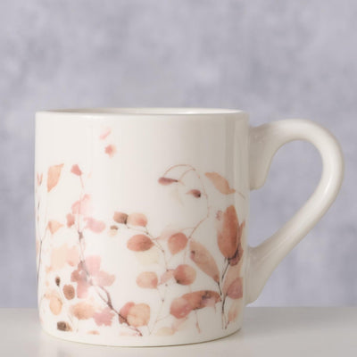 Boltze home tasse expresso motif feuille h6cm