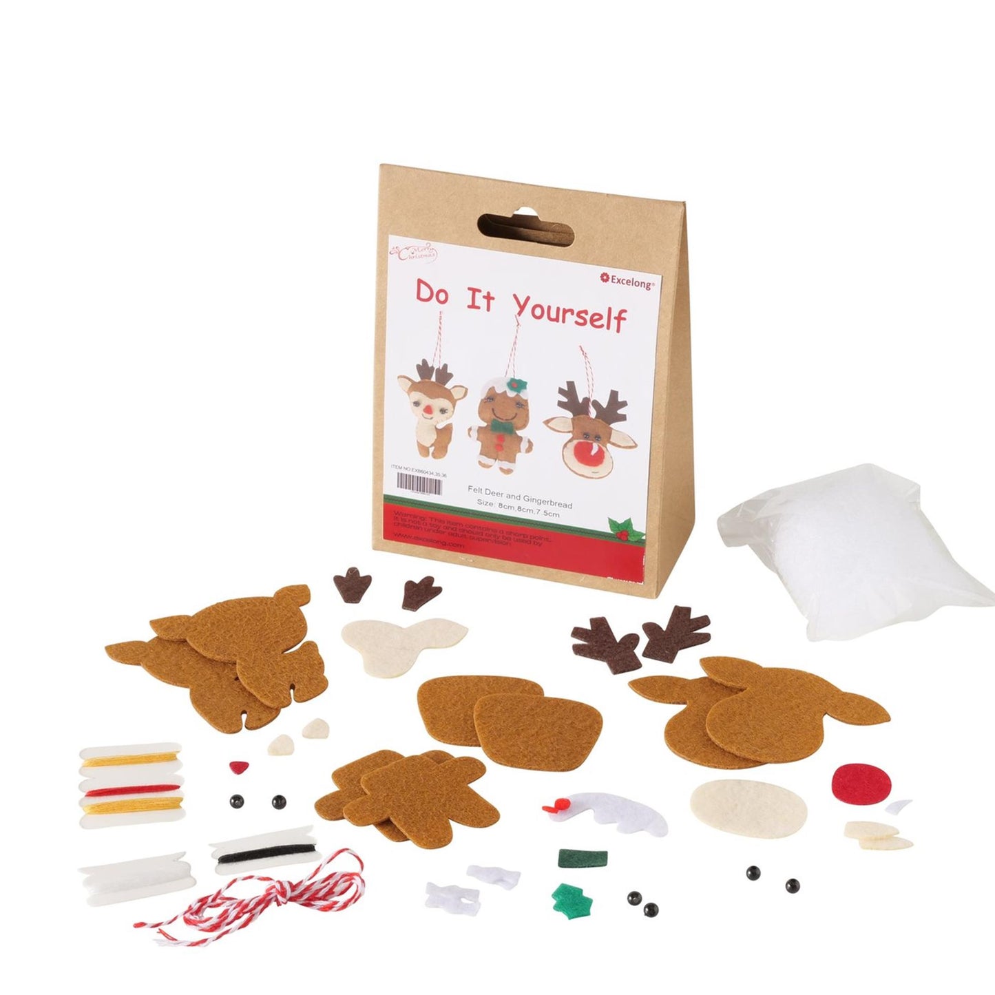 Boltze home kit de bricolage cerf h15cm