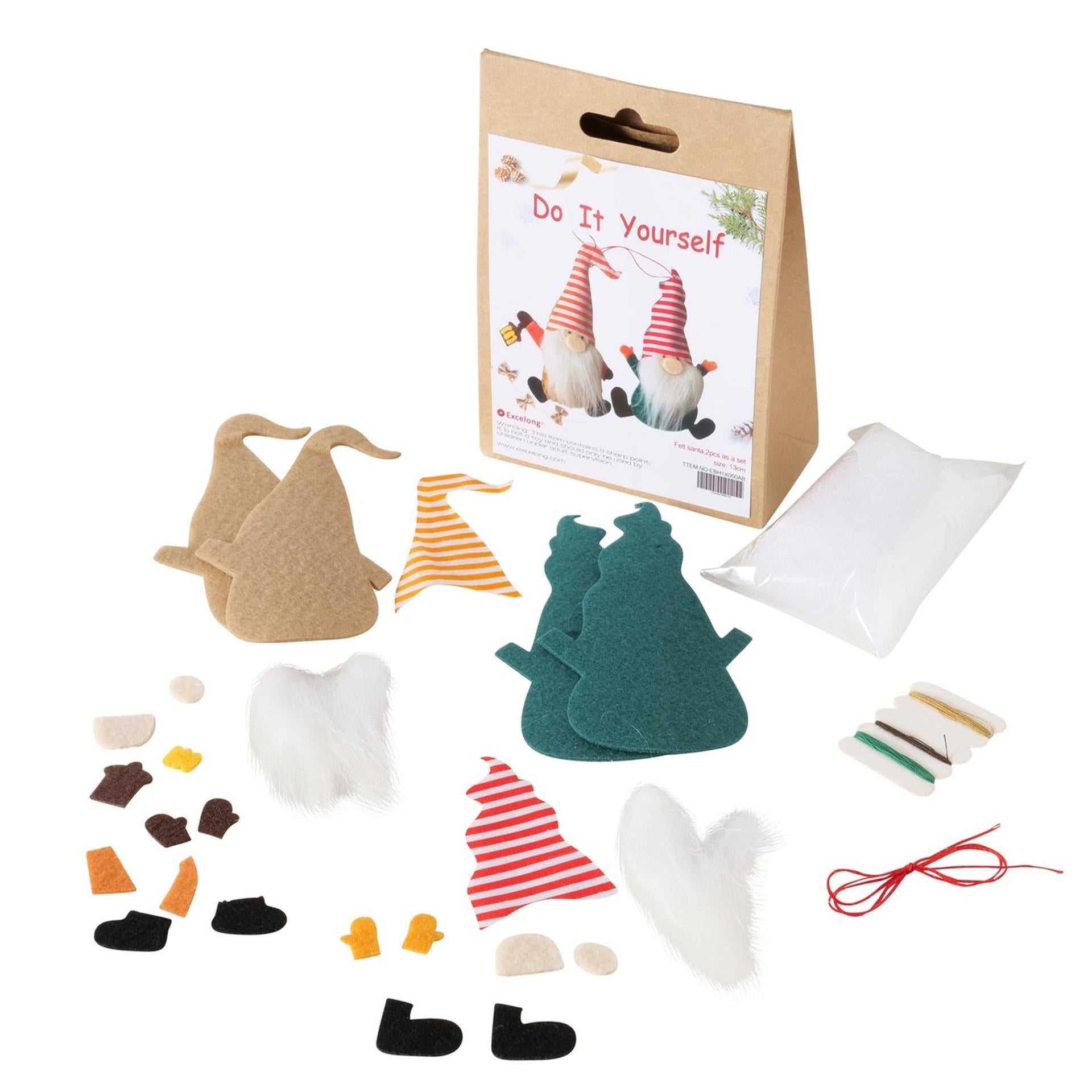 Boltze home kit de bricolage gnome h15cm