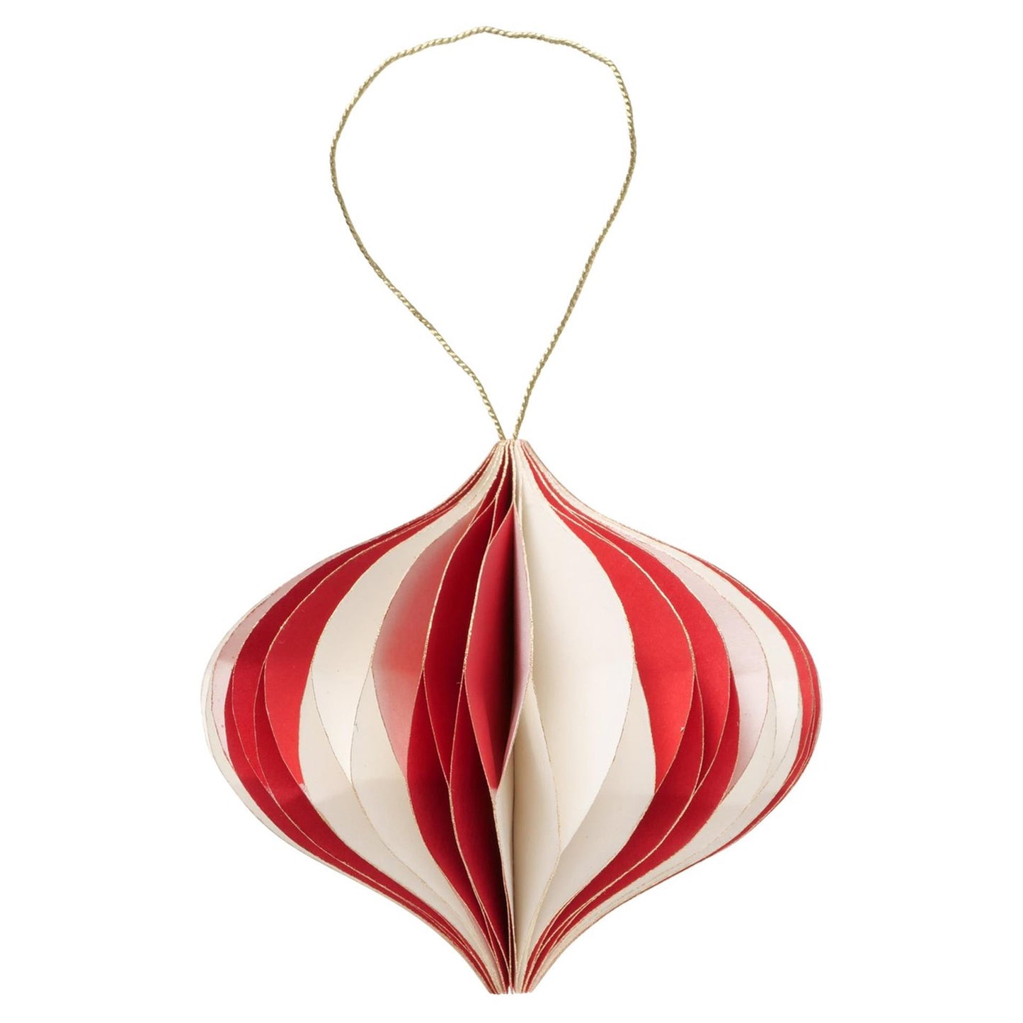 Boltze home boule de Noël yorki ovale ø10cm rouge blanc papi