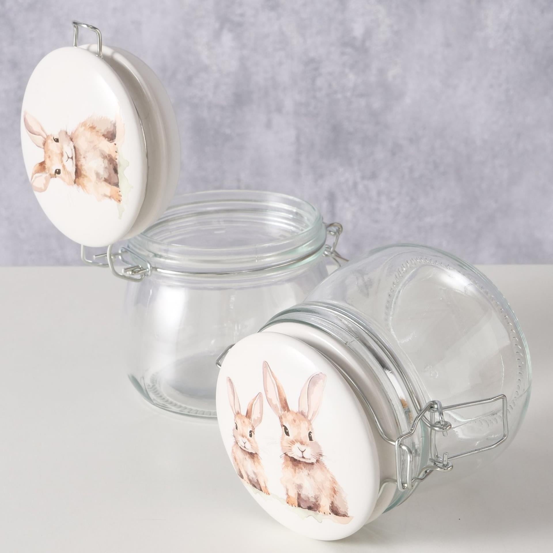 Pot de rangement Boltze home lapin hansi