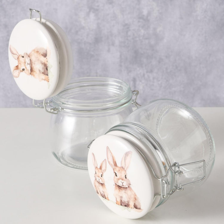 Pot de rangement Boltze home lapin hansi