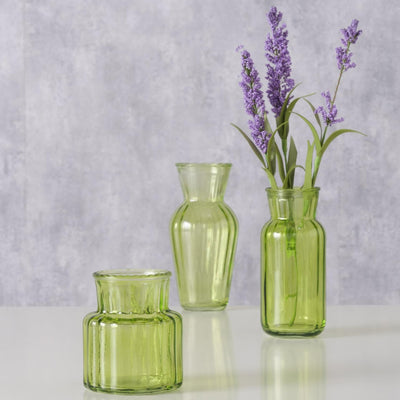Boltze home vase tilla 3 pièces vert