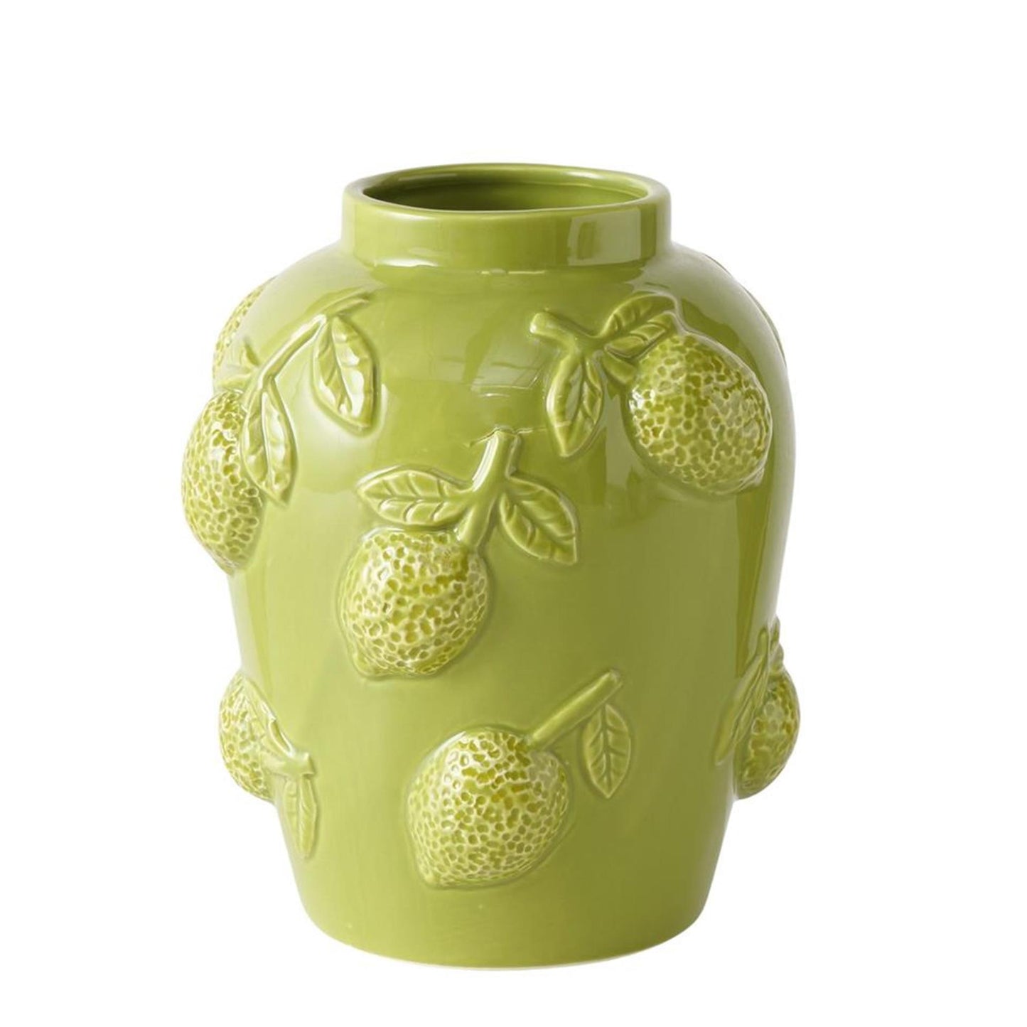 Vase Boltze home citron vert h20,5cm