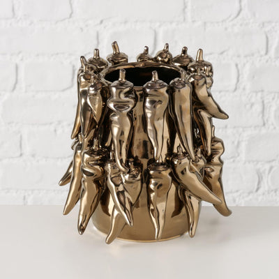 Boltze home vase poivré dia19x19cm