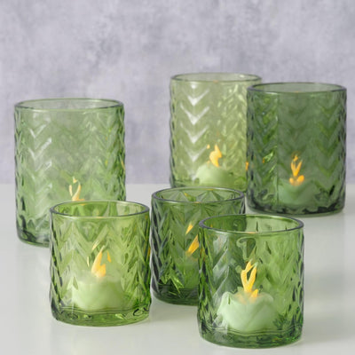 Boltze home lanterne viko 2 pièces vert