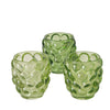 Boltze home lanterne bubbla verre vert