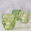 Boltze home lanterne bubbla verre vert