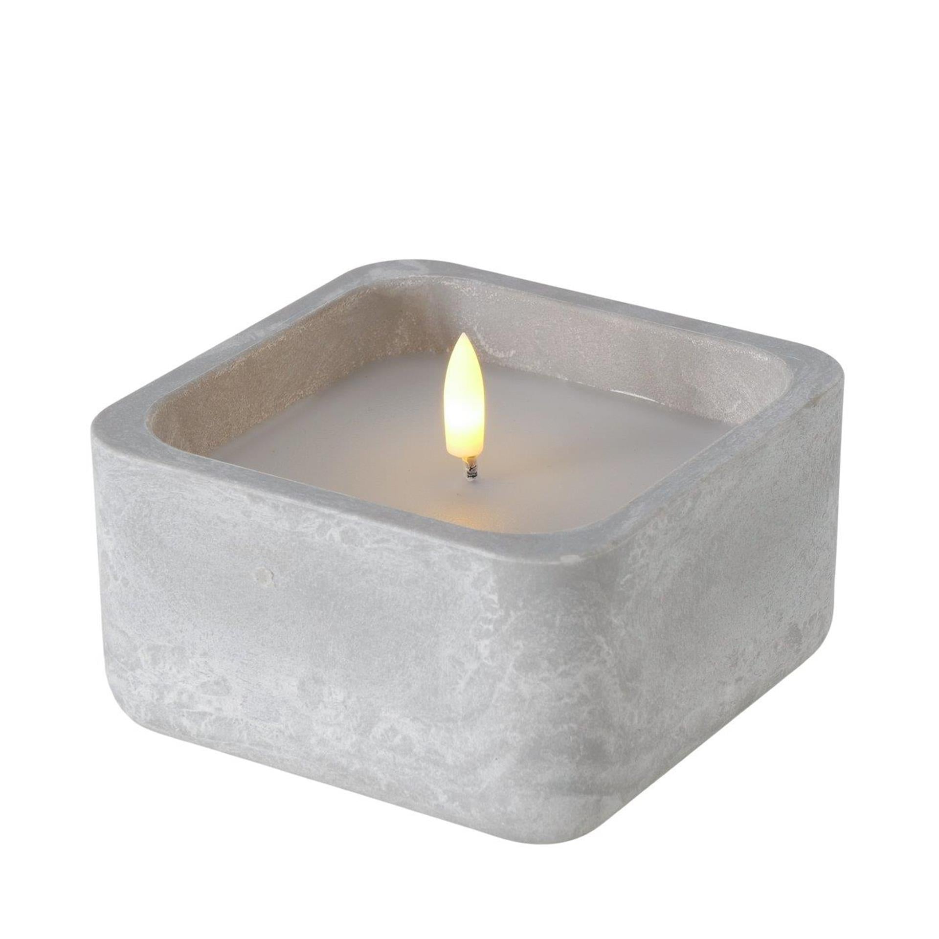 Bougie d'extérieur LED Boltze home 12x12x8,5cm
