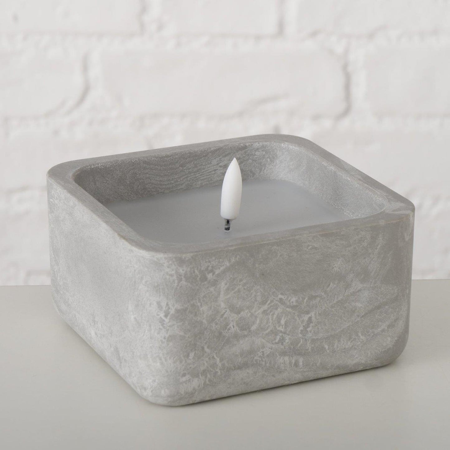 Bougie d'extérieur LED Boltze home 12x12x8,5cm
