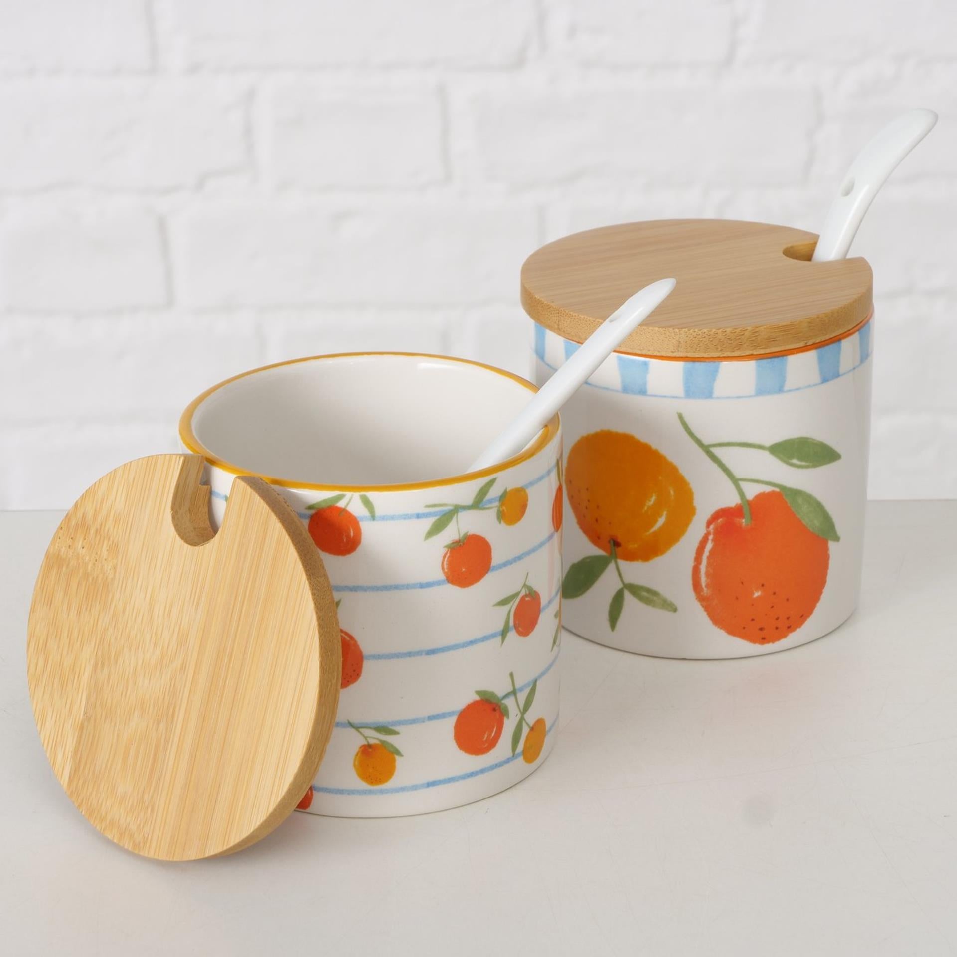 Pot de confiture Boltze home 8,5 cm dolomite