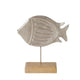 Boltze maison statue fisky h23,5cm