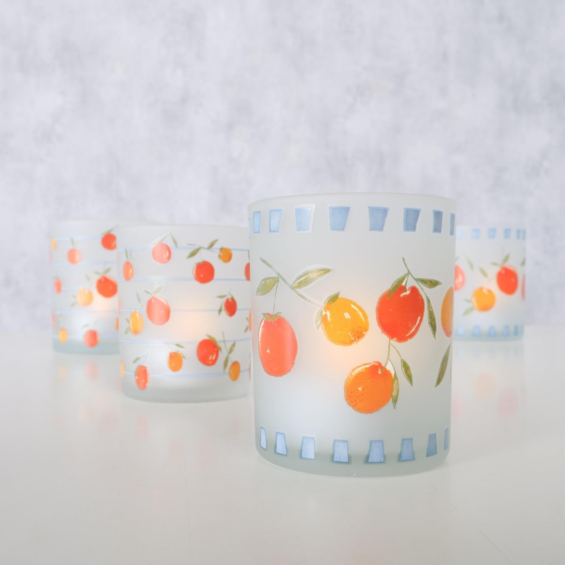 Boltze home lanterne orange 2 pièces