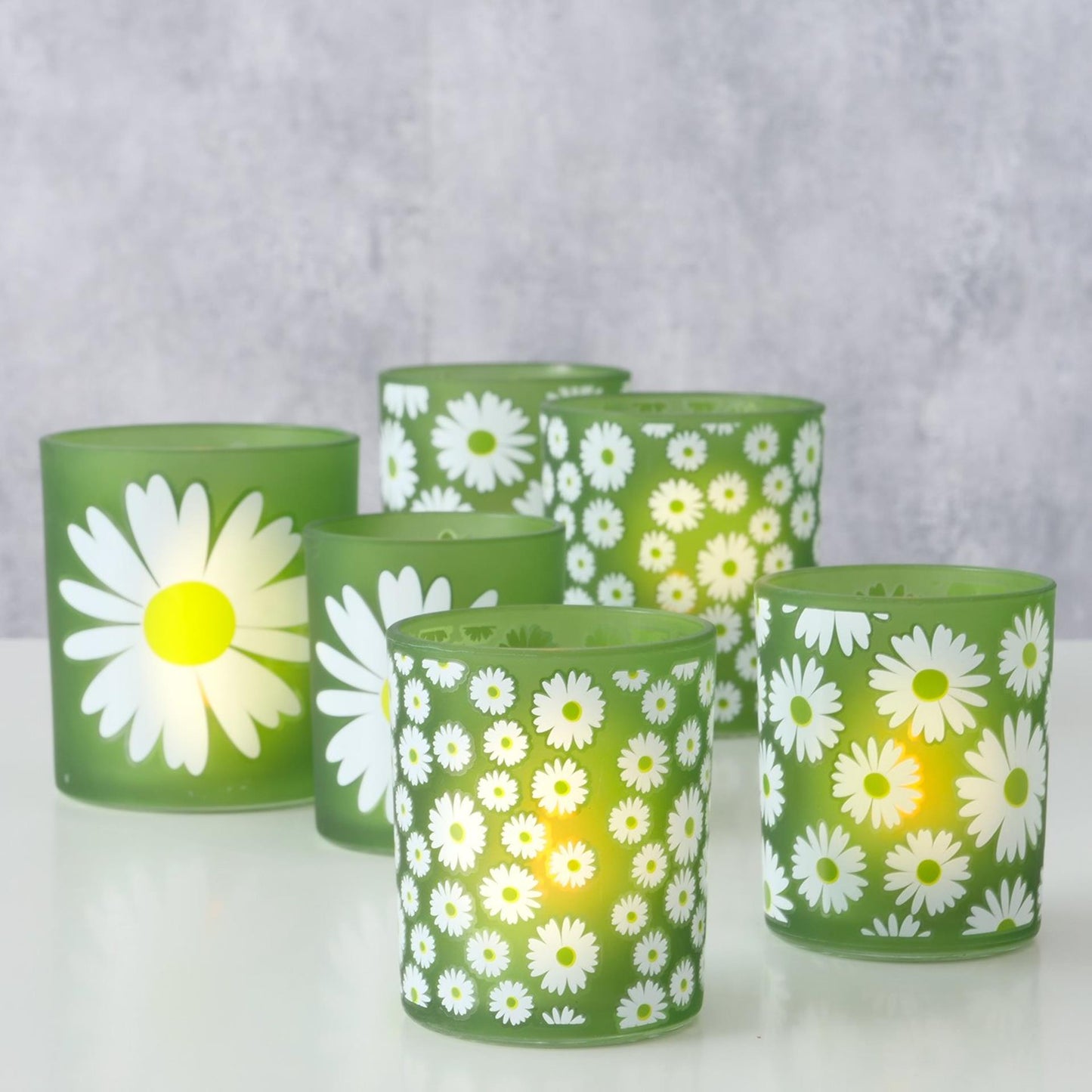 Boltze home lanterne marguerite 2 pièces