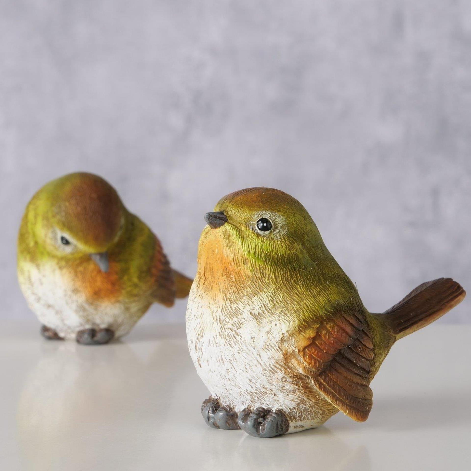 Boltze maison figurine oiseau 5,8x10x7,3cm