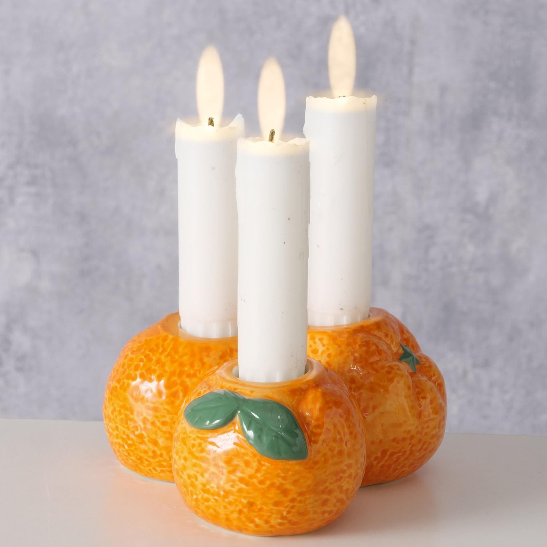 Bougeoir Boltze home orange
