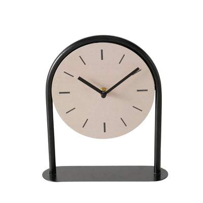 Boltze maison horloge de table analogique 19x6x22cm