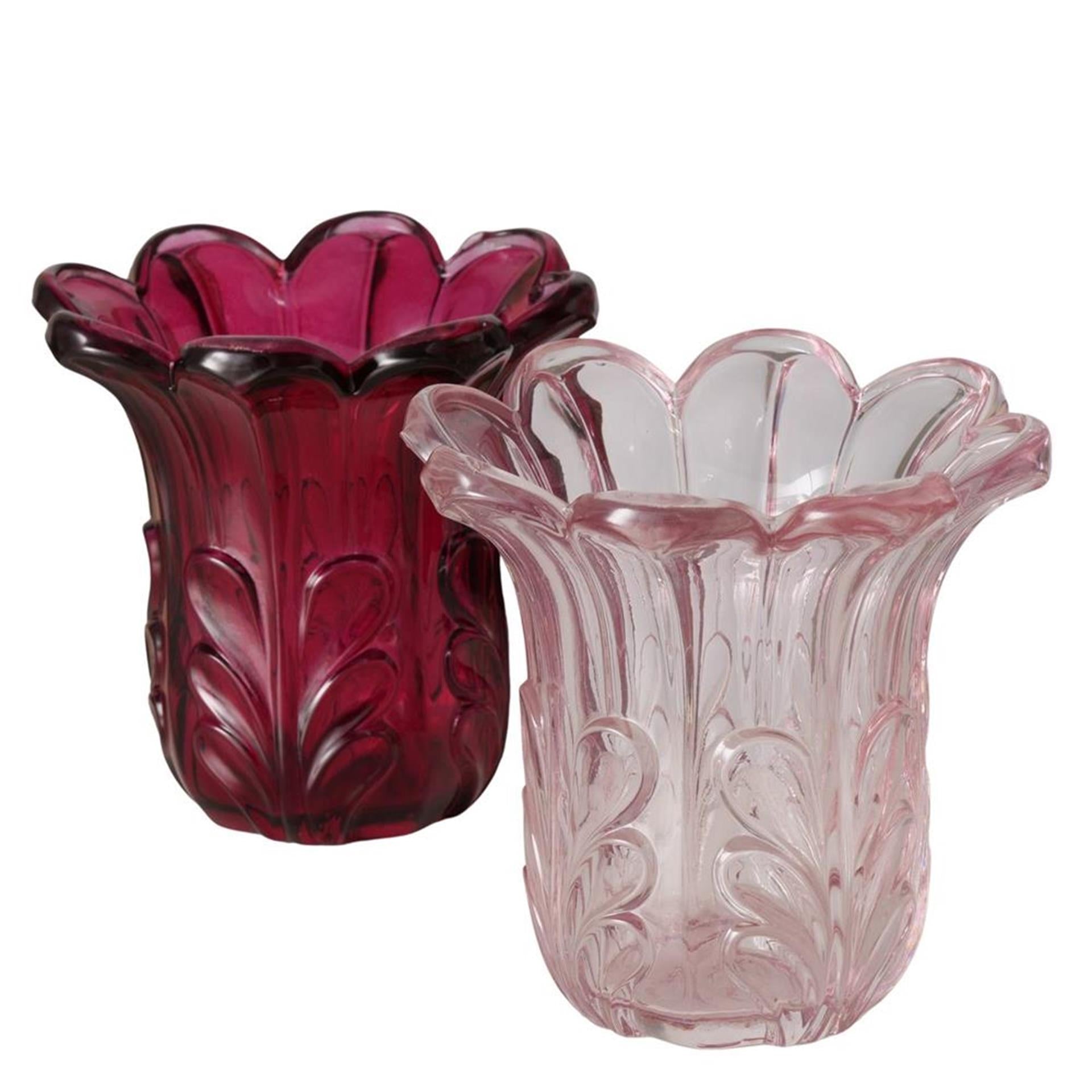 Boltze home vase rosena h10,5 verre