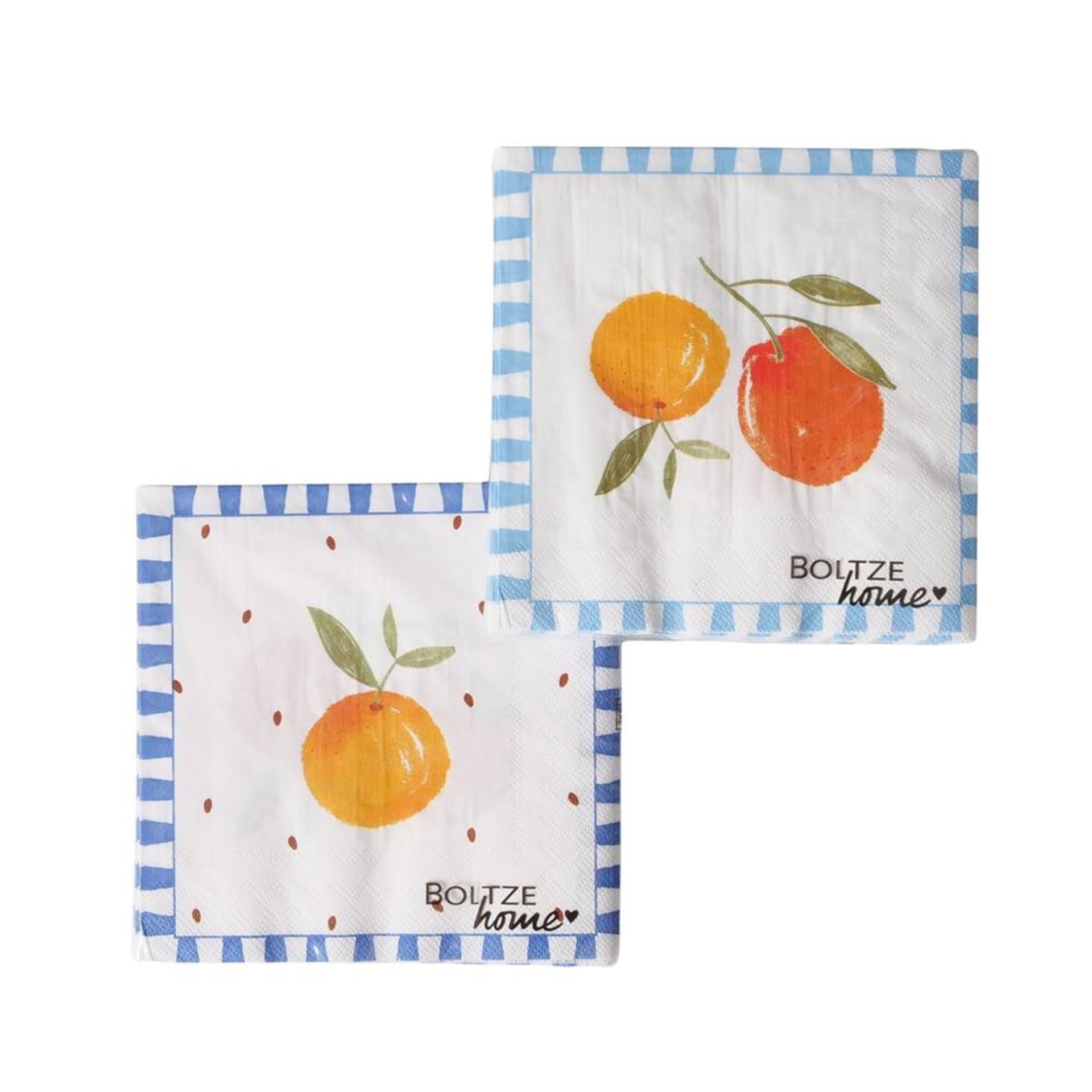 Boltze home serviettes orange 20 pcs