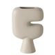 Boltze home vase pasu h22,8cm beige