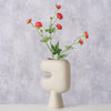 Boltze home vase pasu h22,8cm beige