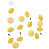 Boltze home guirlande capiz citron 7,5xh178cm