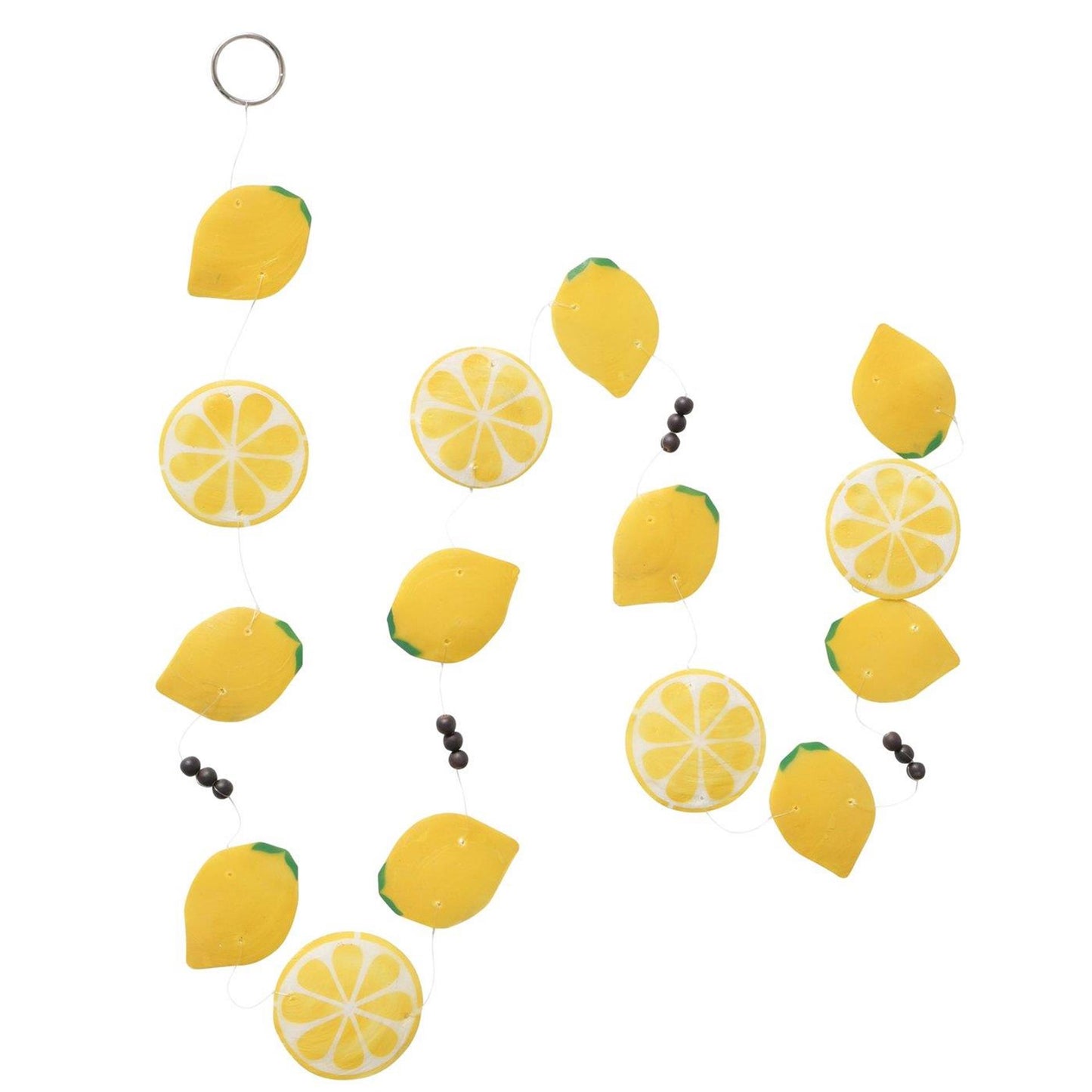 Boltze home guirlande capiz citron 7,5xh178cm