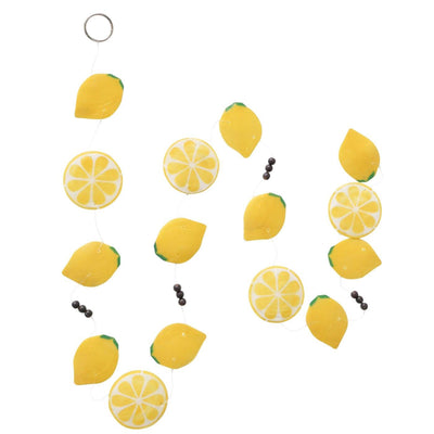 Boltze home guirlande capiz citron 7,5xh178cm