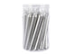 Decoris bougies pour sapin de Noël argent1,3x10,5 cm 22 pcs