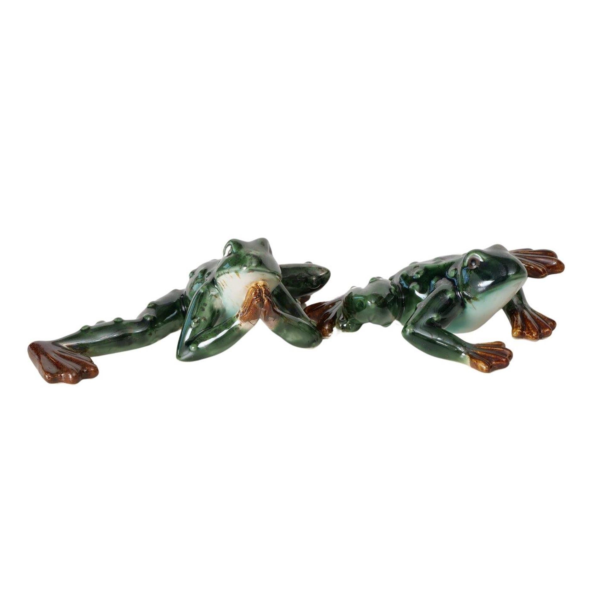 Boltze maison figurine grenouille frido 20x13x6.5cm