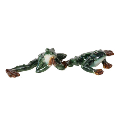 Boltze maison figurine grenouille frido 20x13x6.5cm
