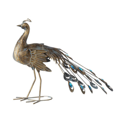 Boltze maison statue paon h 47cm