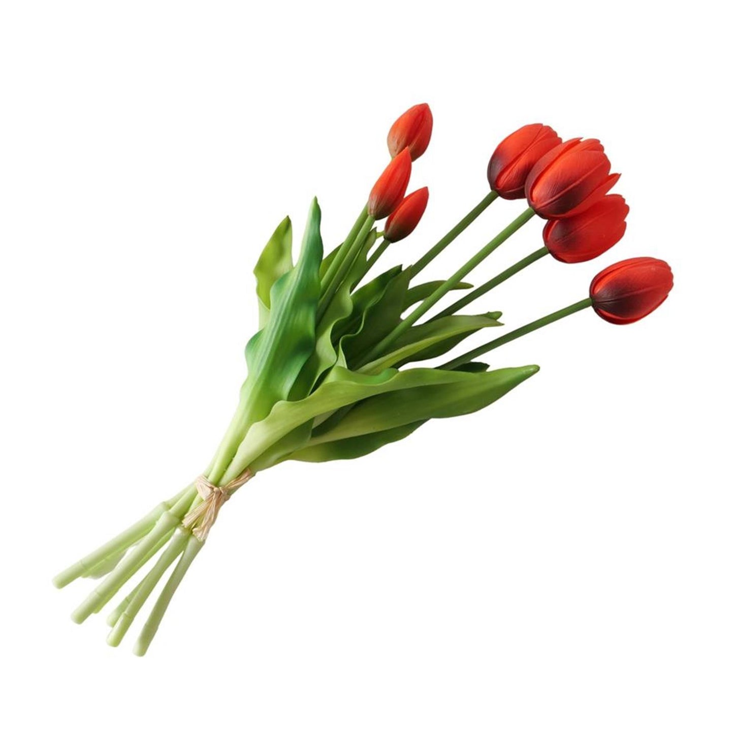 Boltze home fleurs artificielles tulipe 40cm rouge