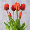 Boltze home fleurs artificielles tulipe 40cm rouge