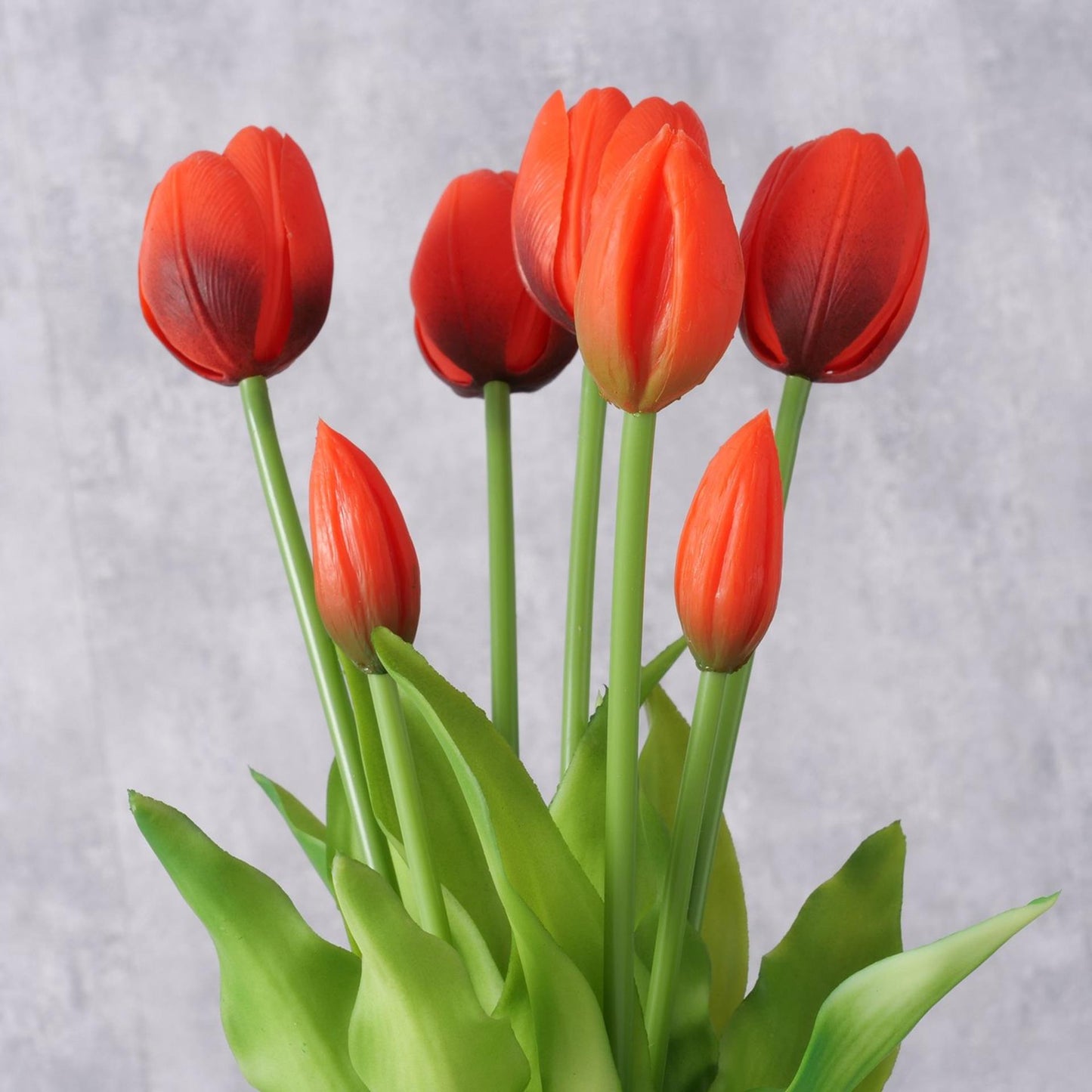 Boltze home fleurs artificielles tulipe 40cm rouge