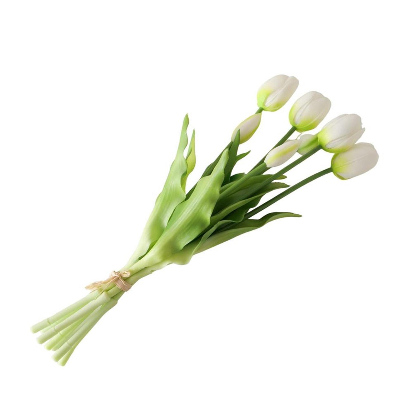 Boltze home fleurs artificielles tulipe 40cm blanc