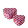 Boltze home modèle coeur en étain 2 pièces