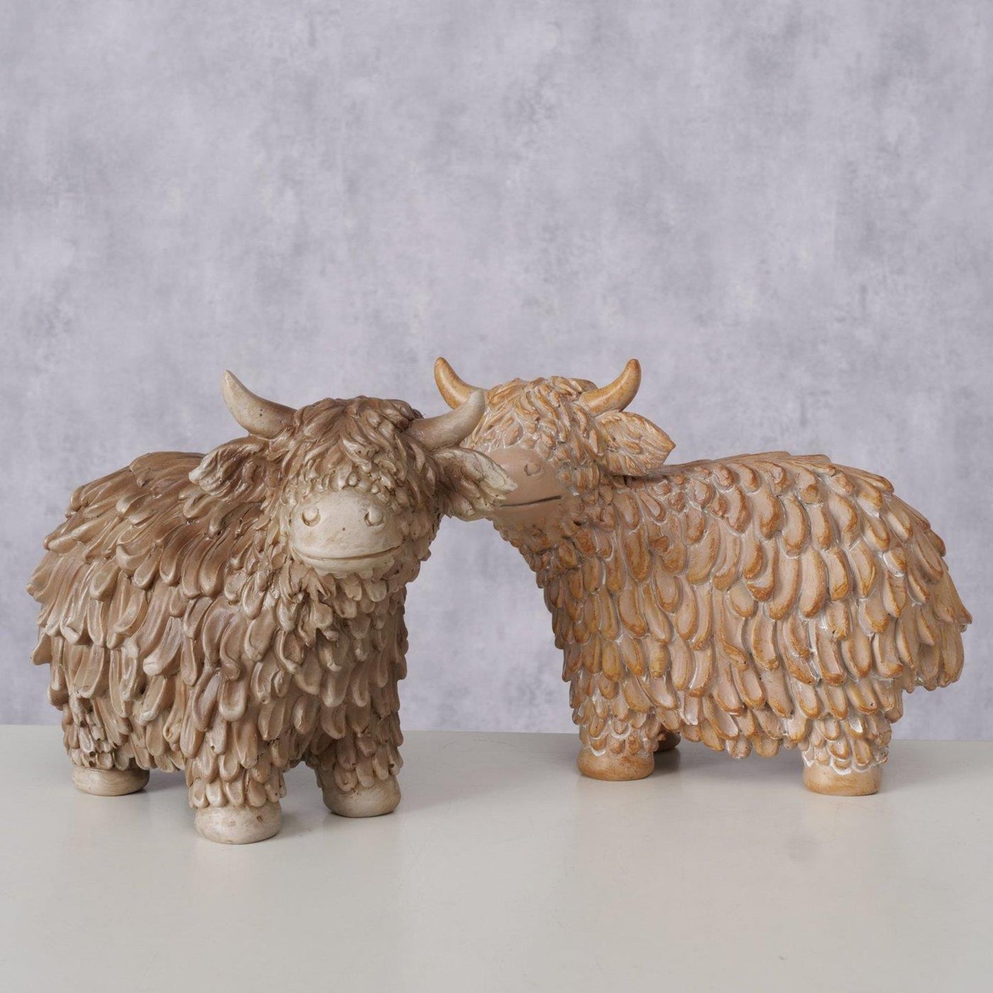 Boltze maison figurine highlander 18x9x13cm