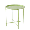 Boltze home plateau table métal vert
